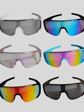 Premium Y2K Shield Sunglasses Vault | 6-Piece Retro-Futuristic Collection
